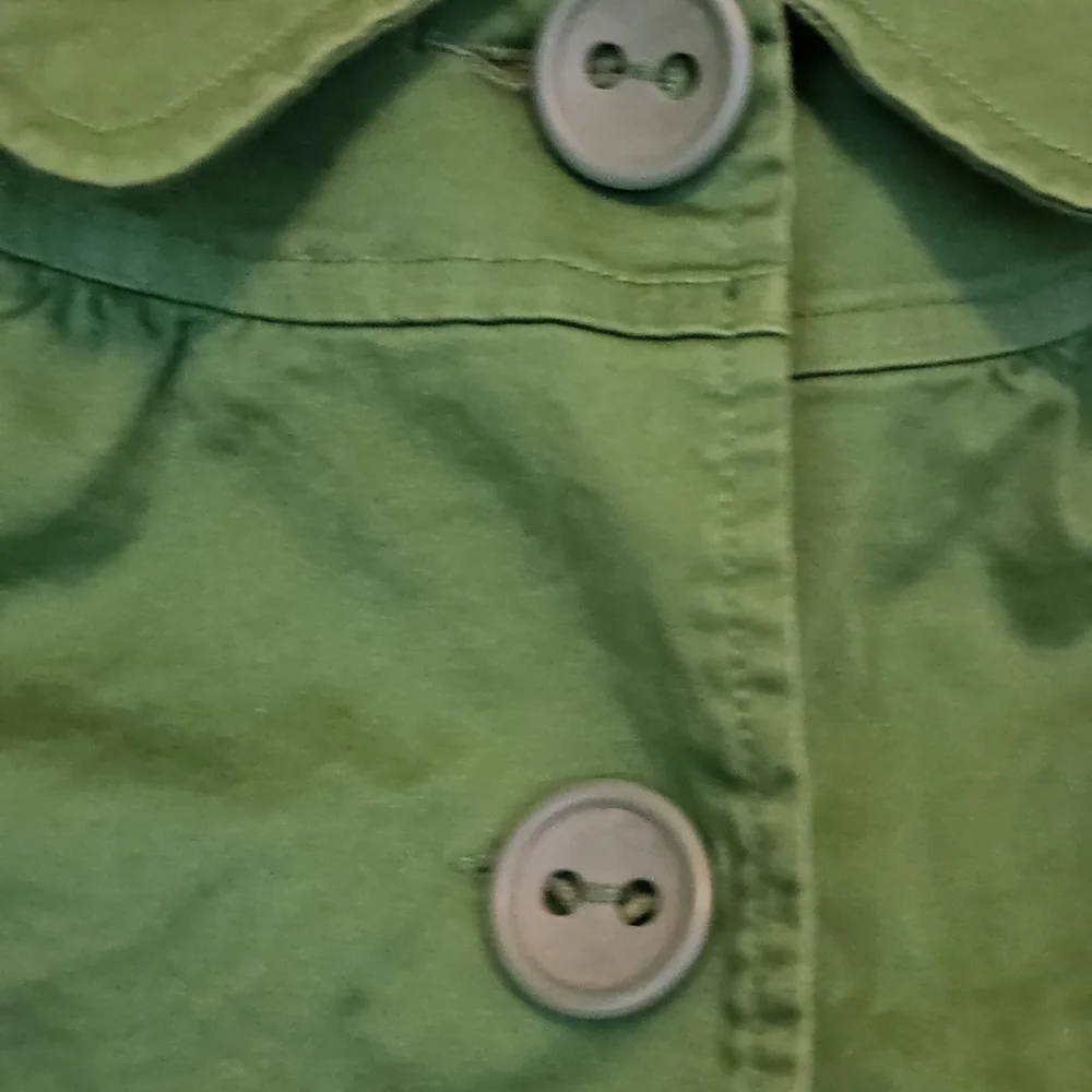 Cato Green Utility Jacket with Button Accents - Picture 2 of 9